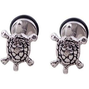 Stainless Steel Cute Turtle Animal Evening Party Vacation Stud Earrings