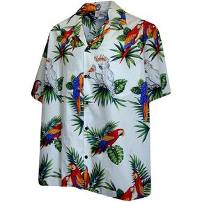 Pacific Legend Parrots Hawaiian Shirt