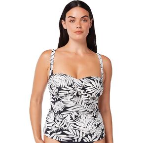 Bleu Rod Beattie Urban Oasis Tie Front Over-The-Shoulder Tankini D