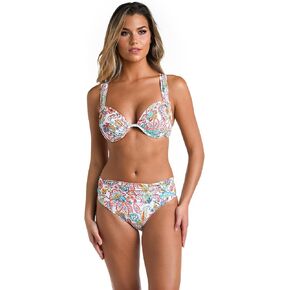 La Blanca Women's Standard Underwire Draped Bikini Swimsuit Top