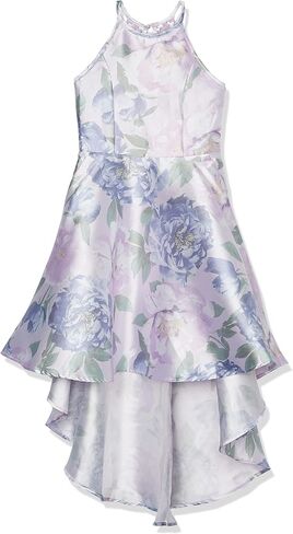 Speechless Girls' Sleeveless High Low Maxi Length Lace Back Party Dress in Saudi Arabia