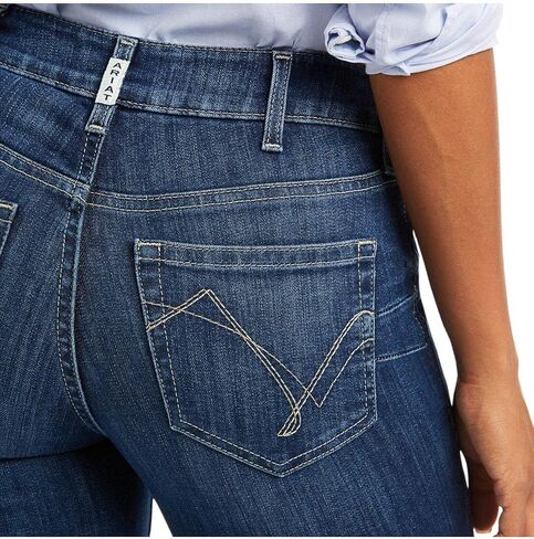 Ariat Female R.E.A.L. Perfect Rise Abby Straight Jean Mackenzie 28 in Kuwait