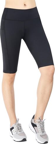 Zinmore Women's Running Cycling Shorts Exercise Workout Yoga Shorts Half Pants with Pockets in Saudi Arabia