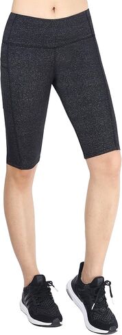 Zinmore Women's Running Cycling Shorts Exercise Workout Yoga Shorts Half Pants with Pockets in Saudi Arabia