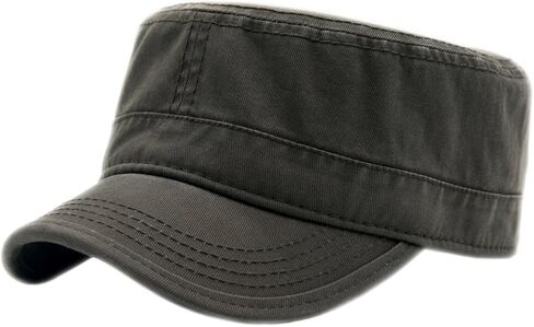 قبعات Duolaimi Cotton Cadet Army Cap Military للرجال من الجنسين in Kuwait