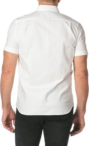 قميص رجالي من Lacoste بأكمام قصيرة وياقة أكسفورد مع أزرار سفلية مقاس عادي in Saudi Arabia