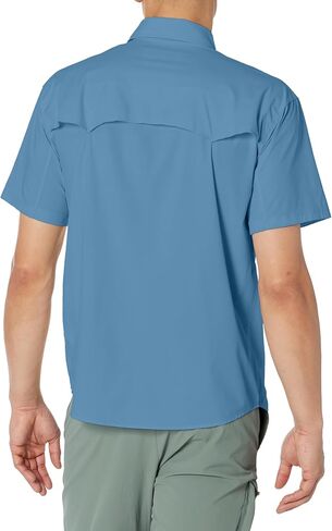 HUK mens Diamond Back Solid Short Sleeve Button Down Shirt, Fishing Shirt for Men Button Down Shirt in Saudi Arabia