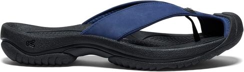 KEEN Men's Waimea H2 Toe Protecting Flip-Flops, Naval Academy/Black, 11 in Saudi Arabia