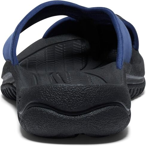 KEEN Men's Waimea H2 Toe Protecting Flip-Flops, Naval Academy/Black, 11 in Saudi Arabia