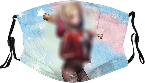 6pcs Anime Game Face Mask Washable Face Mask With Adjustable Earrings Headscarf Balaclava Muzzle Unisex in Kuwait