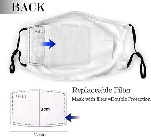 6pcs Anime Game Face Mask Washable Face Mask With Adjustable Earrings Headscarf Balaclava Muzzle Unisex in Kuwait