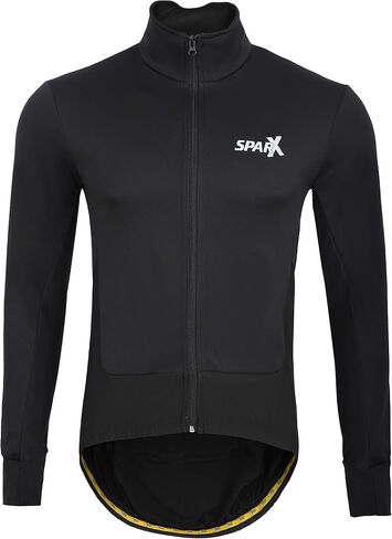 Sparx Cycling Jacket Winter Softshell Cycling Jackets Windproof Thermal Cycling Jacket for Men in Kuwait