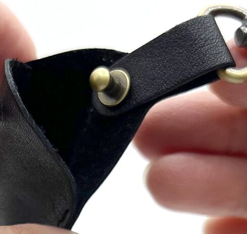Genuine Leather Key Sleeve,Handmade Key Ring Holder,Vintage Key Cover Stylish Protective Key Case for Broken Key in Saudi Arabia