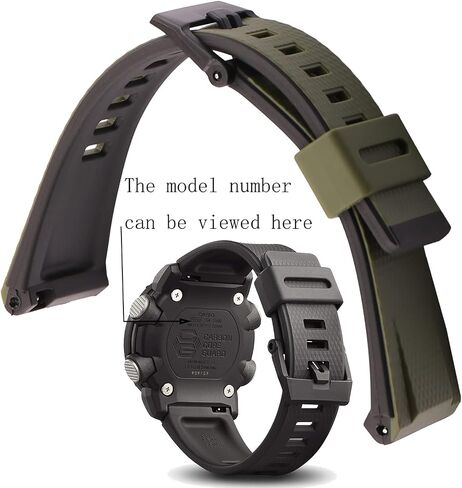 Resin Replacement Watch Band for Caiso G-Shock GA-2000 PRW-6600 PRG-600 650 Mens Rubber Sports 24mm Strap in Saudi Arabia