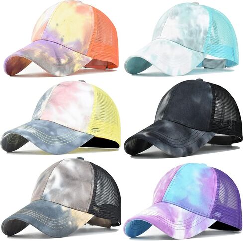 مجموعة من 6 قبعات رياضية لسائقي الشاحنات، وقبعات الكرة اللينة، وقبعة Snapback لثقافة البوب in Kuwait