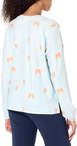 PJ Salvage Women's Loungewear You Had Me at Rose Long Sleeve Top in Saudi Arabia