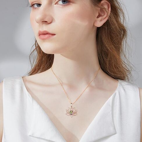 AA Sobriety Gifts Sterling Silver Alcoholics Anonymous Recovery Symbol Necklace Lotus Alcoholics Anonymous Gifts for Women Men in Kuwait