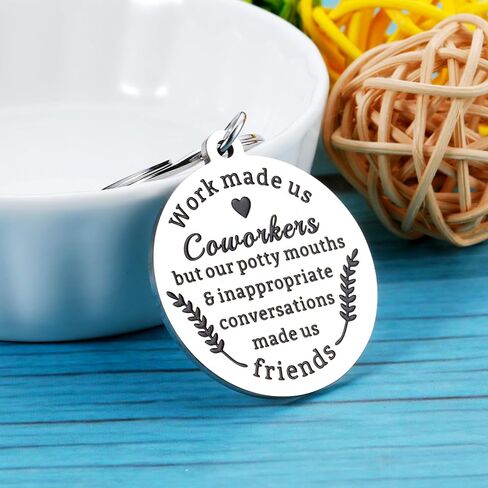Coworker Gifts for Women Men Christmas Keychain Gift for Colleagues Going Away Appreciation Gifts for Coworkers Office Gifts for Coworker Goodbye Thank You Gift Retirement Birthday Gift for Her in Kuwait