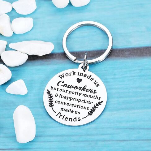 Coworker Gifts for Women Men Christmas Keychain Gift for Colleagues Going Away Appreciation Gifts for Coworkers Office Gifts for Coworker Goodbye Thank You Gift Retirement Birthday Gift for Her in Kuwait