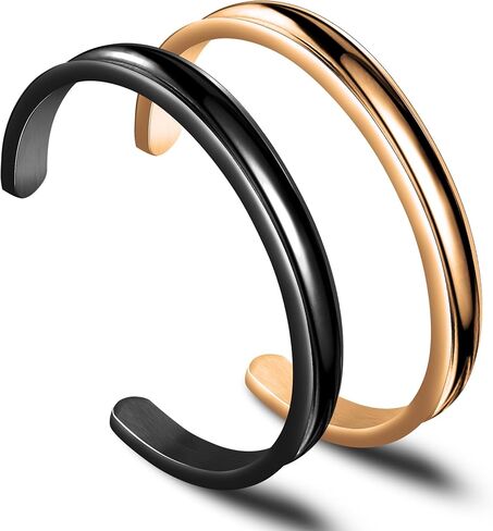 Zuo Bao Hair Tie Bracelet Set High Polishing Stainless Steel Grooved Cuff Bangle for Women Girls in Saudi Arabia