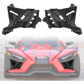 SAUTVS Front Lower Accent Panel Kit for Slingshot 2020-2023, DRL Decorative Plate Daytime Running Lights Trim Panel Upgrade Kit for Polaris Slingshot S SL SLR R LE 2020-2023 Accessories