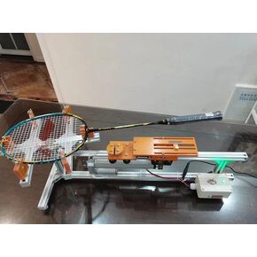 DIY Racket Frame Threading Machine Badminton Racket Stringing Machine Wire Stretcher Aluminum Alloy 20-32LB