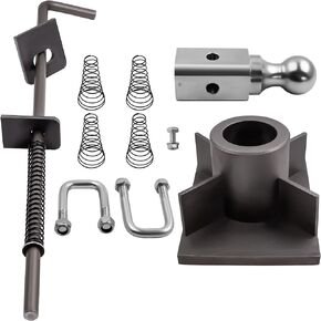 maXpeedingrods for GNRK1500 Flat Beds Gooseneck Kit for Chevrolet for Toyota 1500 1994-2018, Universal Metal Gooseneck Hitch Kit, GTW 30,000 lbs
