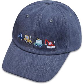 Embroidered Baseball Caps for Boys Girls, Cute Adjustable Toddler Baseball Hat for Kids Age 1-8