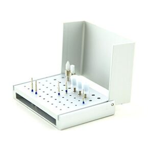 New Dental 56 Holes Diamond Burs Holder Block Disinfection Box