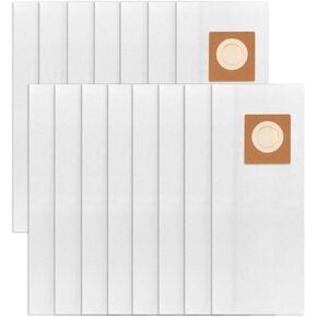 15 Packs AH10243 Disposable Vacuum Bag Replacement for Hoover Commercial CU2 Vacuum Cleaner CH54013 CH54015 CH54113 CH54115 Replace Part AH10243, Yellow