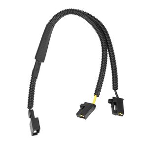 Car horn wiring harness Pigtail Socke，plug-and-play horn one-to-two wiring harness Compatible with Ford Chevrolet