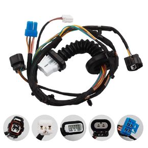 Dasbecan Rear Door Harness with Connectors Wiring Harness 2-Piece Compatible with Dodge Ram 1500 2500 3500 4500 5500 2004-2010 Replaces# 56051931AA 56051931AB 645-506