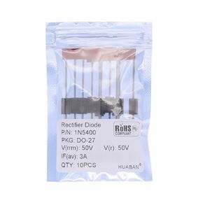 10PCS 1N5400 Rectifier Diode 3A 50V DO-201AD (DO-27) Axial 5400 3 Amp 50 Volt