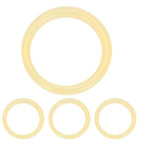 Polyurethane O-Rings, 10pcs 13.8, 1.9mm High Strength Polyurethane O-Rings for Paintball Gun CO2 Air Tank (Beige)