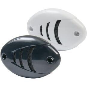 Marinco 10080 12V Drop-in Low Profile Horn with Black and White Grills