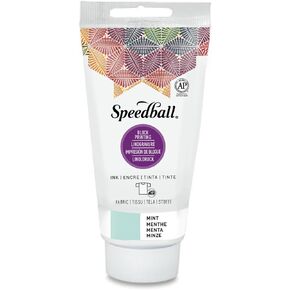 Speedball Water-Soluble Block Printing Ink, 2.5-Ounce Tube, Mint