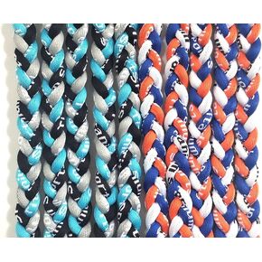 18" 3 Rope Tornado Sports Titanium Necklaces Package of 10