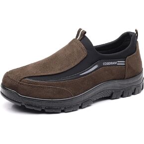 COSIDRAM Mens Casual Shoes Slip on Loafers Comfortable Non Slip Suede Driving Walking Shoes for Men