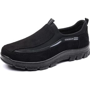 COSIDRAM Mens Casual Shoes Slip on Loafers Comfortable Non Slip Suede Driving Walking Shoes for Men