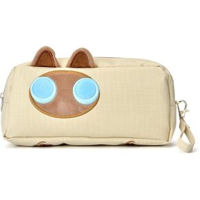 Hongdian Large Capacity Pencil Case Black Color, 3D Cat Pen Bags Pencil Pouch Organizer for Office College School