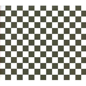 12x12 Paper - Black/White Checkered 6 Sheets