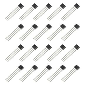 A3144 Hall Effect Sensor 3Pins Magnetic Detector for Arduino (Pack of 20 pcs) (A3144, 20PCS)