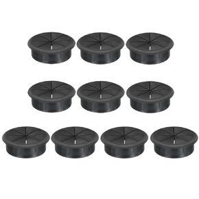 uxcell 10pcs Cable Hose Snap Bushing Grommet Protector 60mm Mount Dia Black Plastic Cable Snap Locking Bushing Grommet