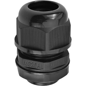 Fielect M40 Cable Gland 4 Holes Waterproof Nylon Joint Adjustable Locknut for 12-10mm Dia Wire 1Pcs