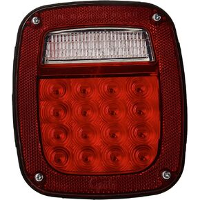 Grote G5202 Box Lamp, LED with Sidemarker, RH, Red
