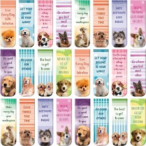 Zonon 24 Pieces Christian Magnetic Bookmarks Magnet Page Markers Christian Bookmarks Puppy Bookmarks Assorted Book Markers Set for Students Teachers Reading Supplies