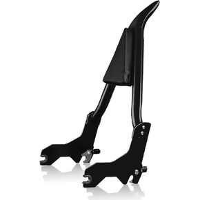 Detachable Passenger Backrest Pad Docking Sissy Bar for Harley Davidson Softail Models 2018-2023 for Harley Lowrider s ST FXLR FXRST FXLRS FXLRST Sport Glide FLSB Dyna Black