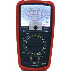 Tekpower TP7244L 7-Function 20-Range Analog Multimeter With Back Light with Strong Protective Holster