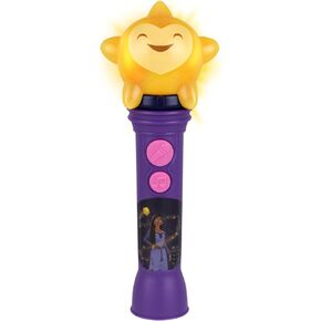 eKids Disney Wish Toy Microphone for Kids, Musical Toy with Built-in Music, Kids Microphone Designed for Ages 3 and Up