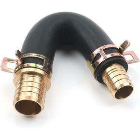 Heater Core Repair Bypass Kit - Brass Fittings - 5/8" x 3/4" Combination Hose